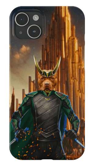 &#39;Loki Doggo&#39; Personalized Phone Case