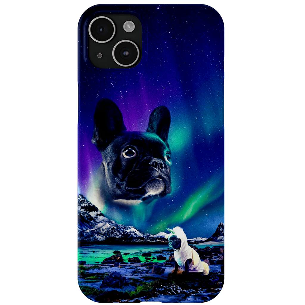 Funda para móvil personalizada &#39;Majestic Northern Lights&#39;