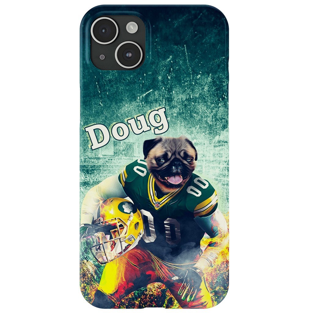 Funda personalizada para teléfono con perro &#39;Green Bay Doggos&#39;