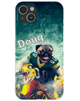 Funda personalizada para teléfono con perro 'Green Bay Doggos'