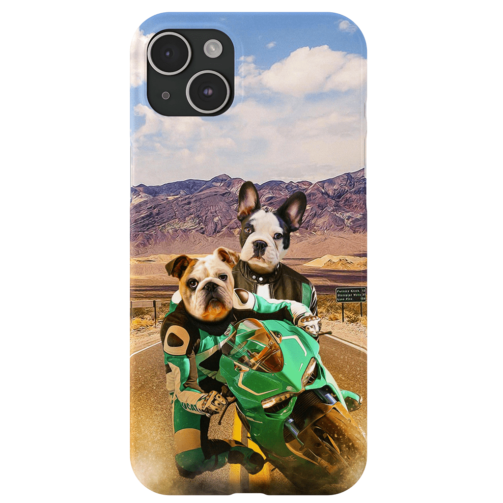 &#39;Kawadawgi Riders&#39; Personalized 2 Pet Phone Case