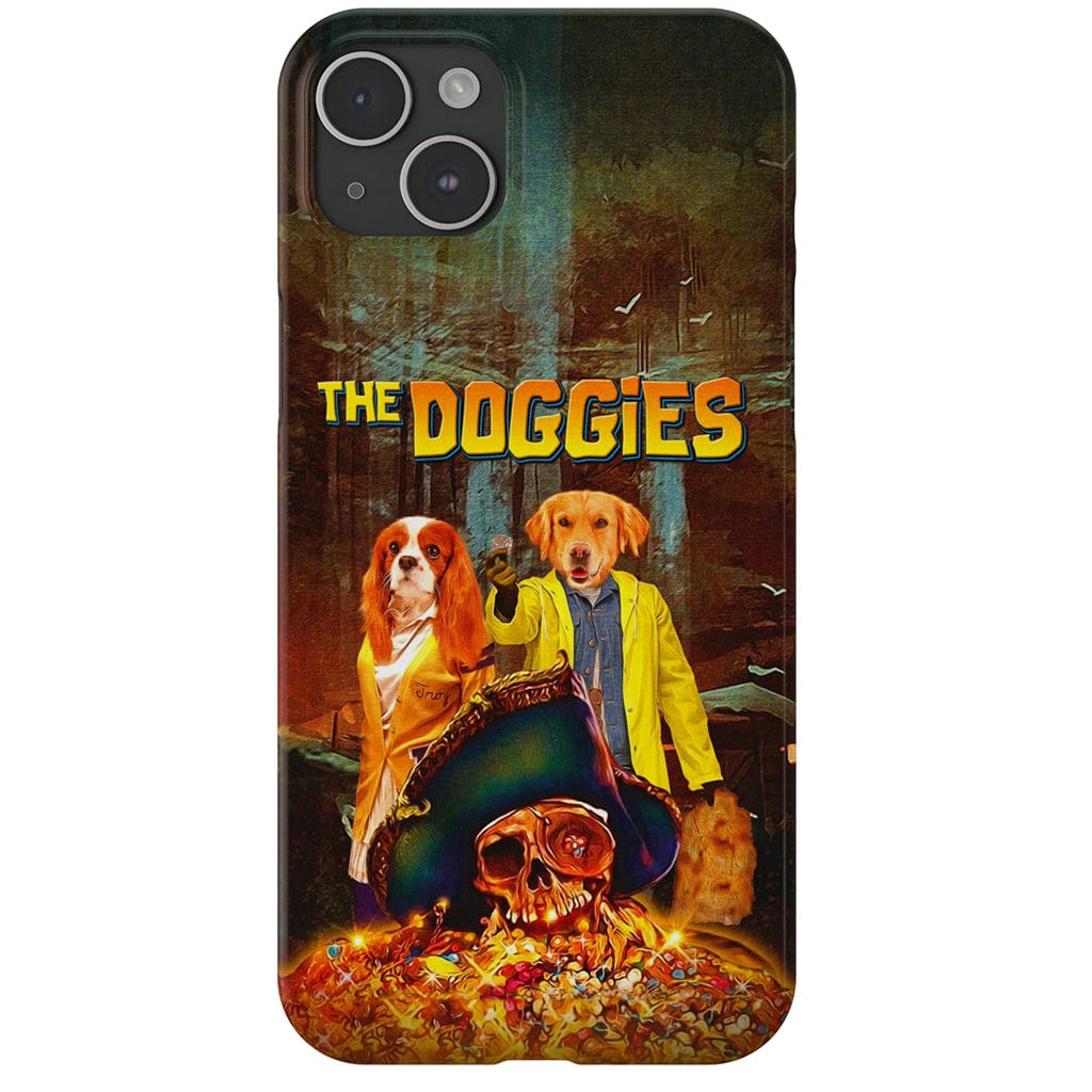 &#39;The Doggies&#39; Personalized 2 Pet Phone Case