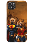 'Superdog & Wonder Doggette' Personalized 2 Pet Phone Case