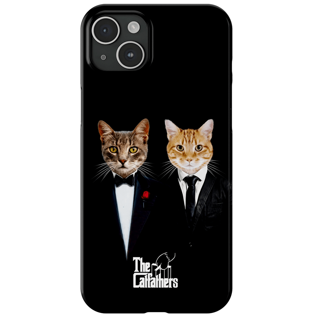 &#39;The Catfathers&#39; Personalized 2 Pet Phone Case