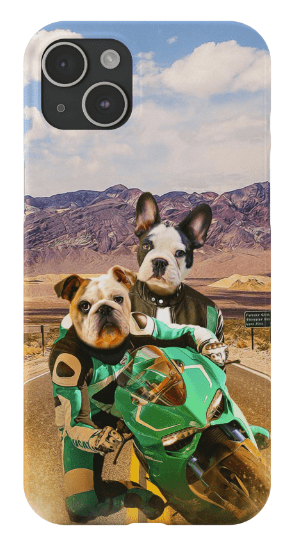 &#39;Kawadawgi Riders&#39; Personalized 2 Pet Phone Case