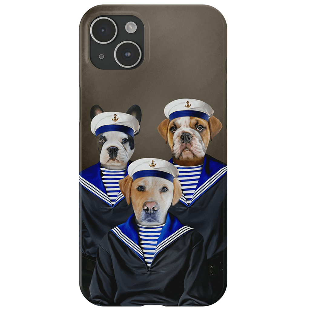 &#39;The Sailors&#39; Personalized 3 Pet Phone Case