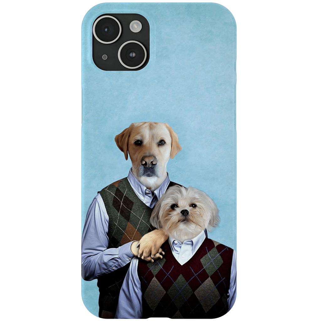 &#39;Step-Doggos&#39; Funda personalizada para teléfono con 2 perros