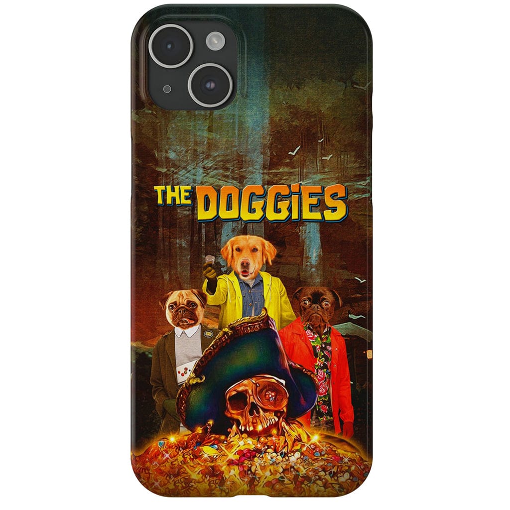 &#39;The Doggies&#39; Personalized 3 Pet Phone Case