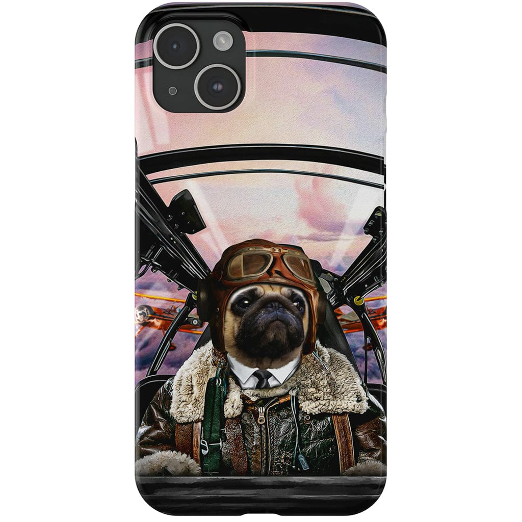 &#39;The Pilot&#39; Personalized Phone Case