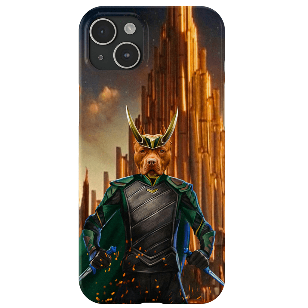 &#39;Loki Doggo&#39; Personalized Phone Case