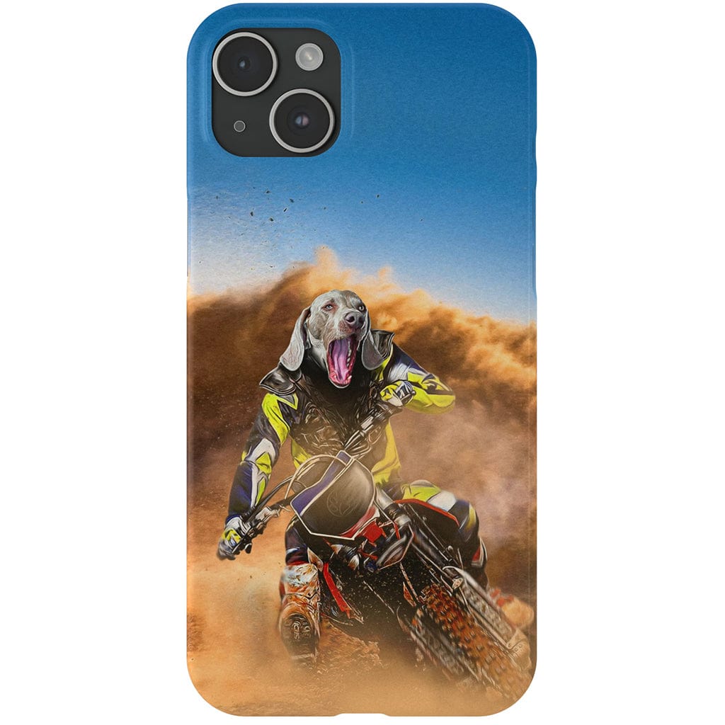 &#39;The Motocross Rider&#39; Personalized Phone Case