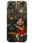 'Superdog & Wonder Doggette' Personalized 2 Pet Phone Case