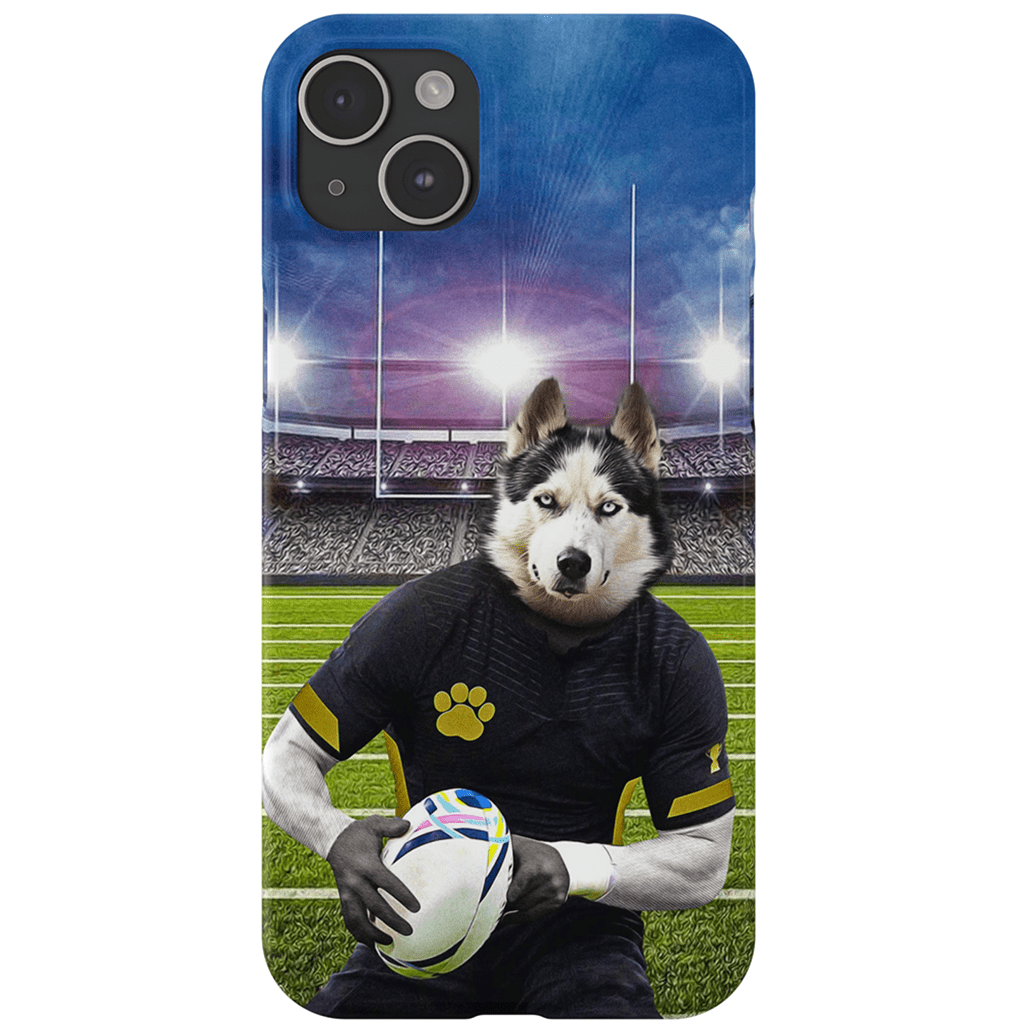 &#39;The Rugby Player&#39; Personalized Phone Case