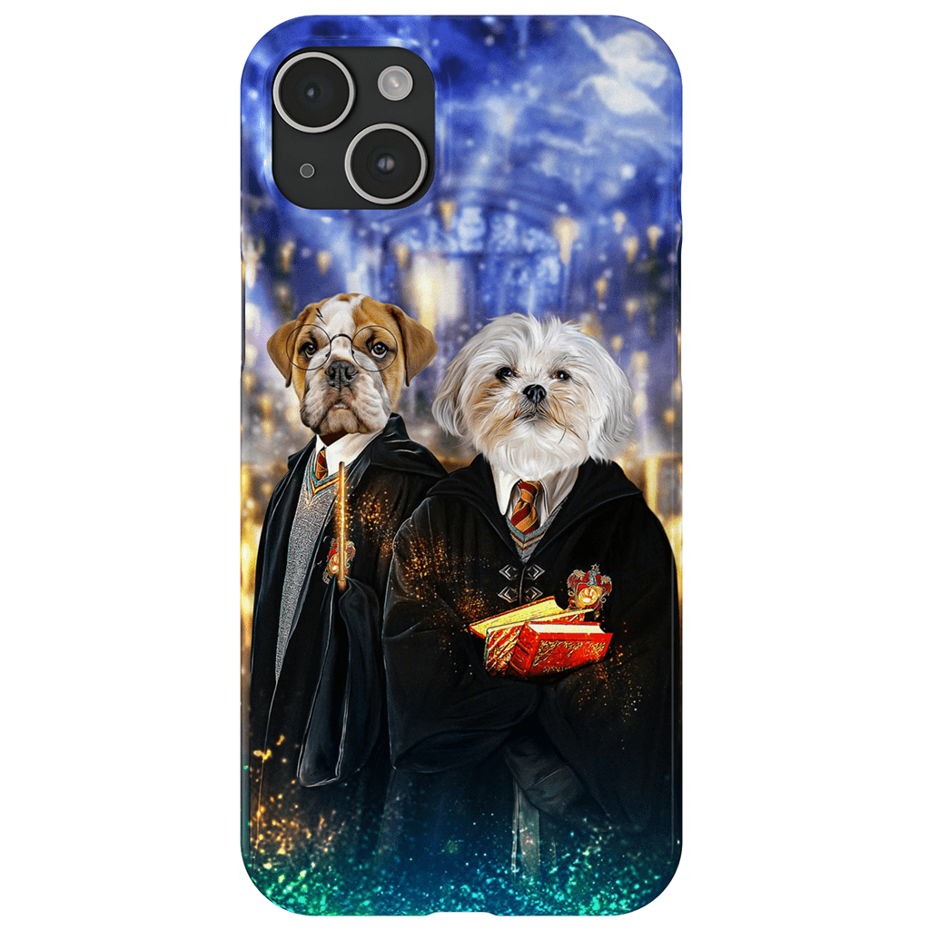 &#39;Harry Doggers 2&#39; Funda personalizada para teléfono con 2 mascotas