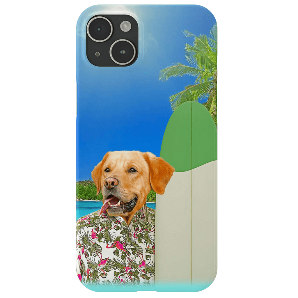 &#39;The Surfer&#39; Personalized Phone Case