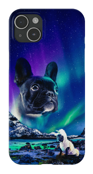 Funda para móvil personalizada &#39;Majestic Northern Lights&#39;