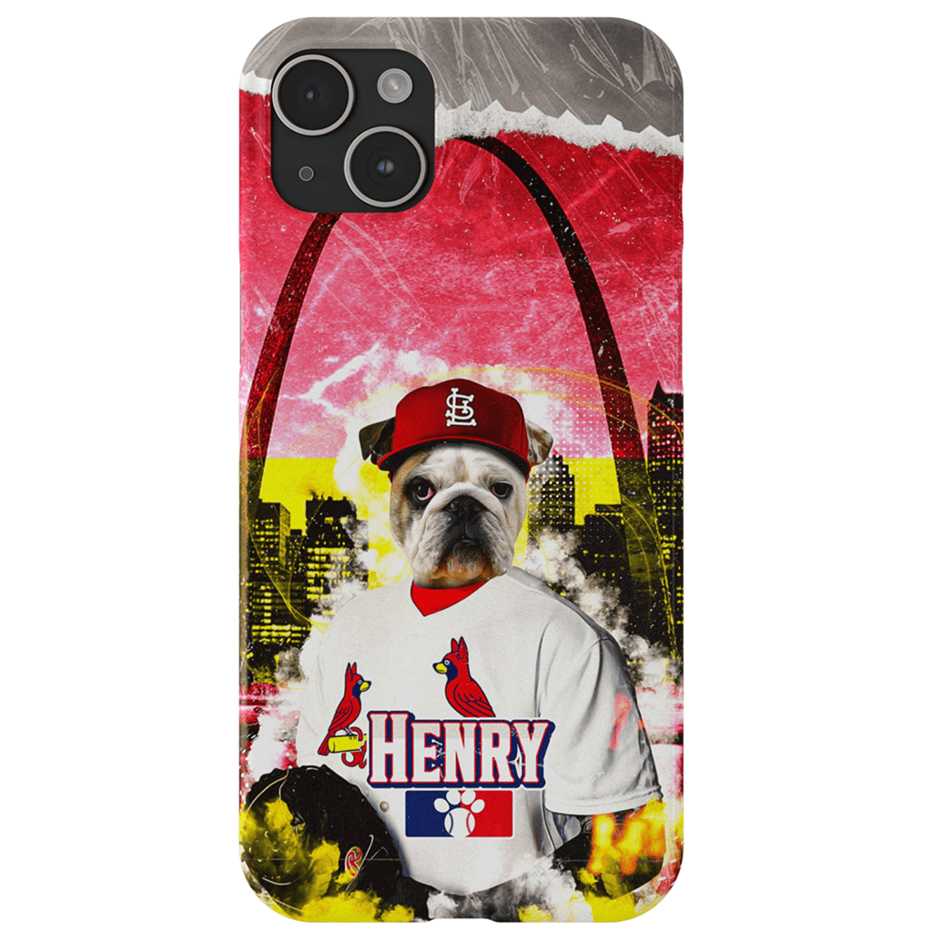 &#39;St. Louis Cardipaws&#39; Personalized Phone Case