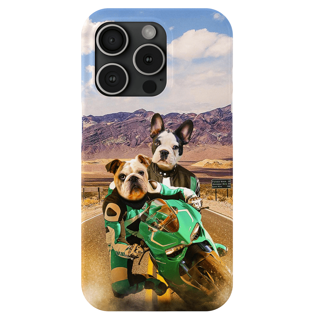 &#39;Kawadawgi Riders&#39; Personalized 2 Pet Phone Case