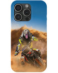 'The Motocross Rider' Personalized Phone Case