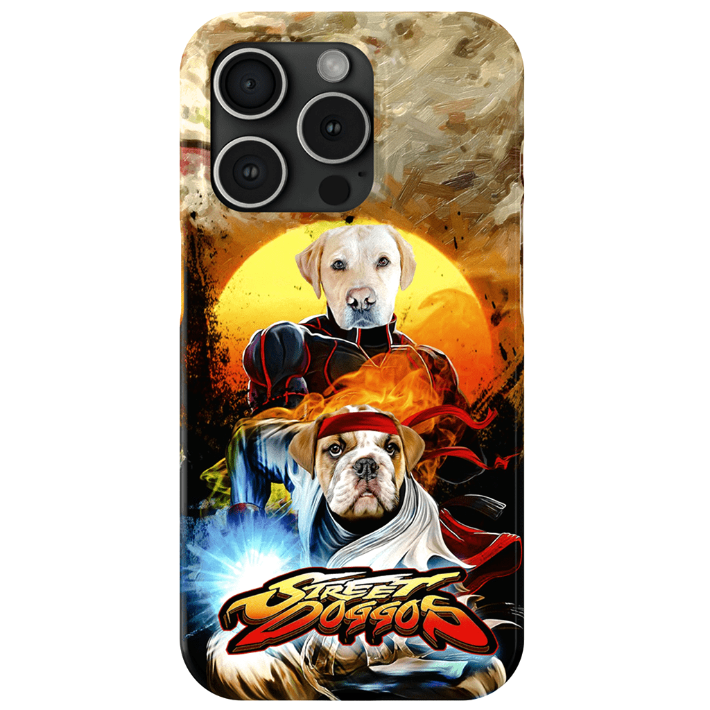 &#39;Street Doggos&#39; Personalized 2 Pet Phone Case