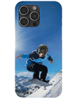 'The Snowboarder' Personalized Phone Case