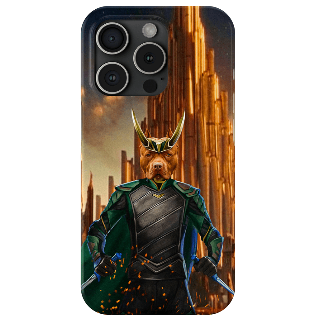 &#39;Loki Doggo&#39; Personalized Phone Case