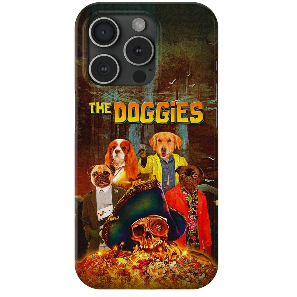 &#39;The Doggies&#39; Personalized 4 Pet Phone Case