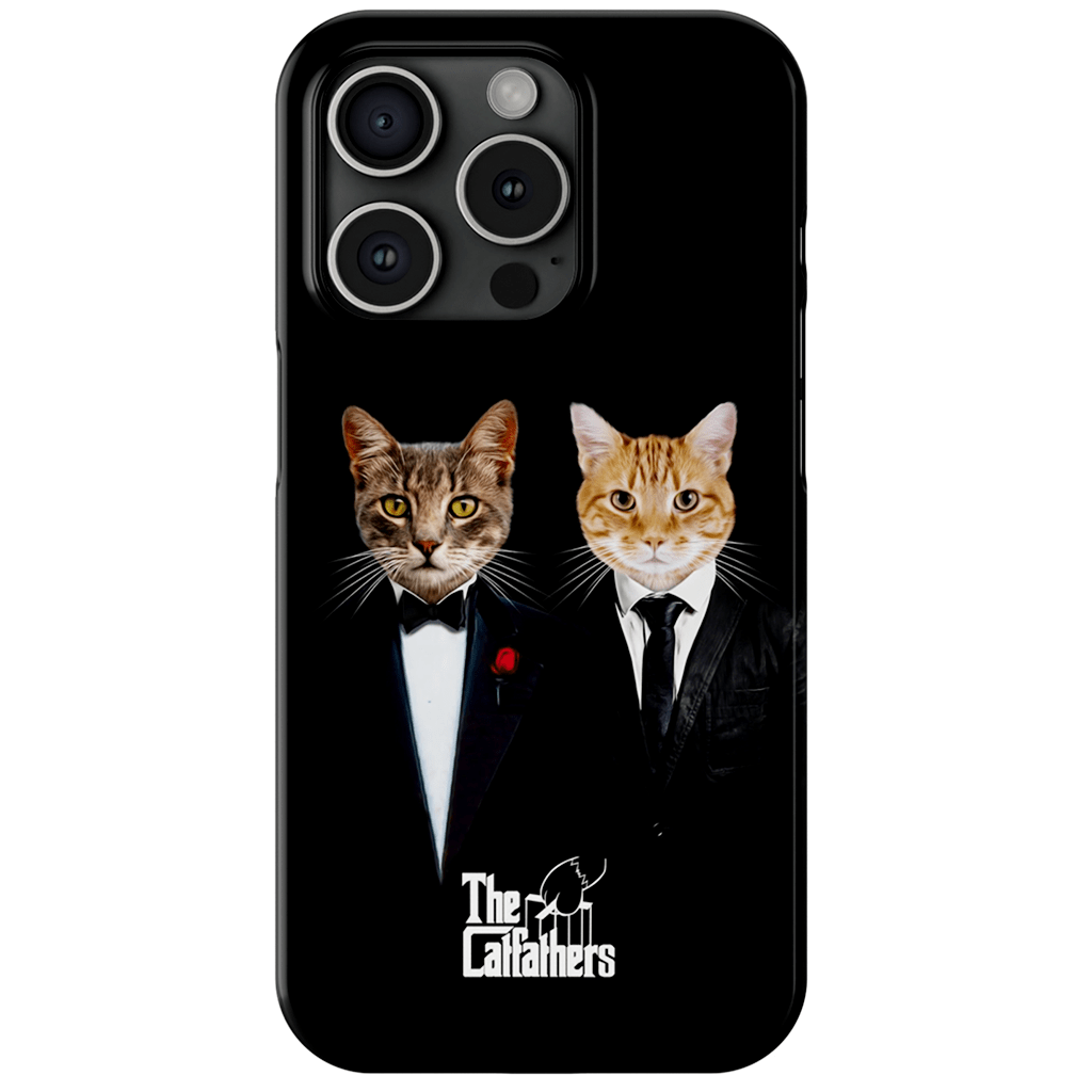 &#39;The Catfathers&#39; Personalized 2 Pet Phone Case