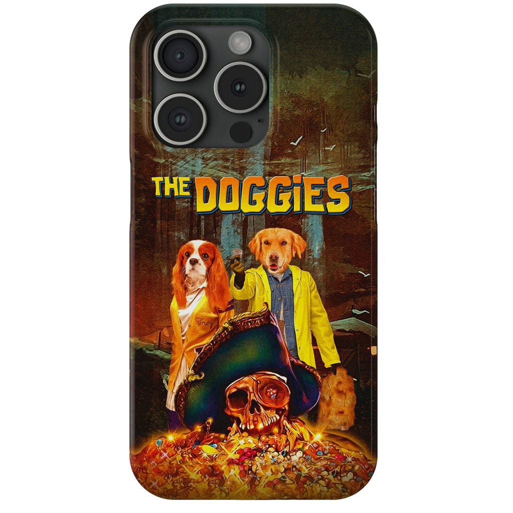 &#39;The Doggies&#39; Personalized 2 Pet Phone Case