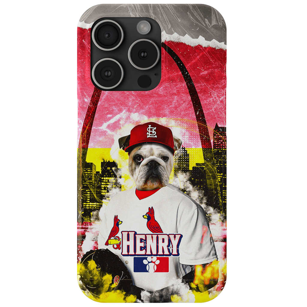 &#39;St. Louis Cardipaws&#39; Personalized Phone Case