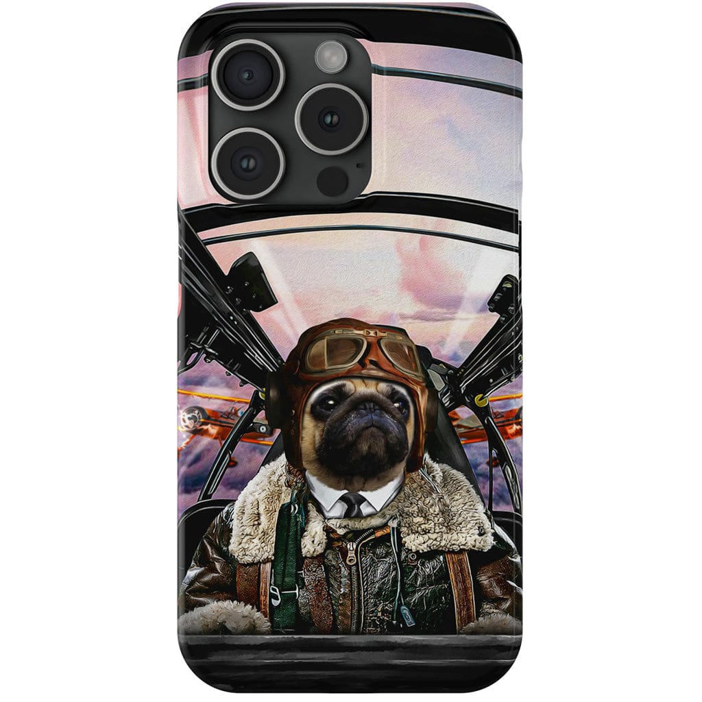 &#39;The Pilot&#39; Personalized Phone Case