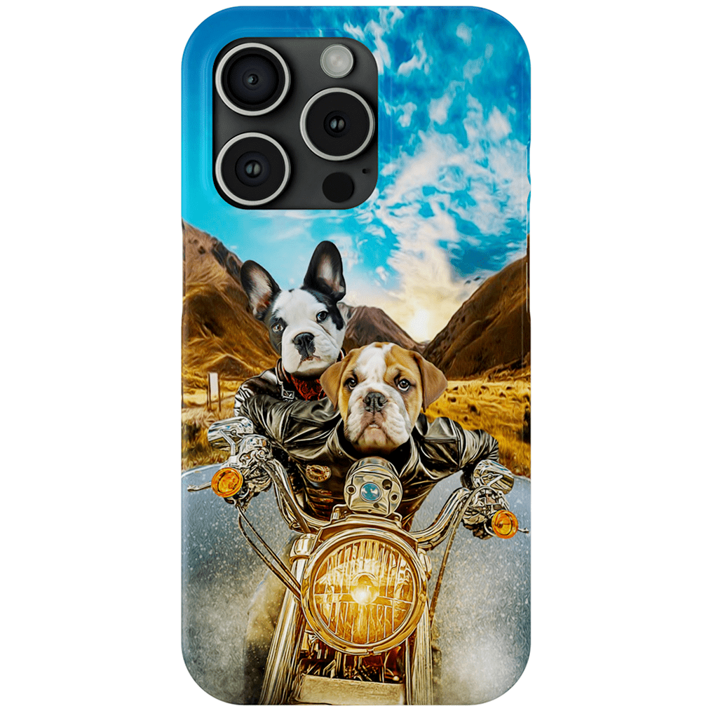 &#39;Harley Wooferson&#39; Personalized 2 Pets Phone Case