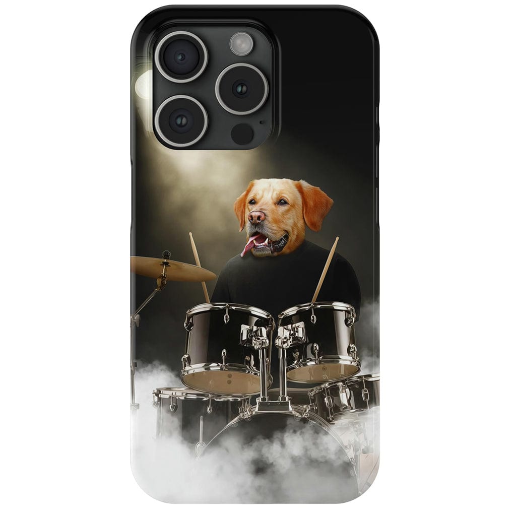 &#39;The Drummer&#39; Personalized Phone Case