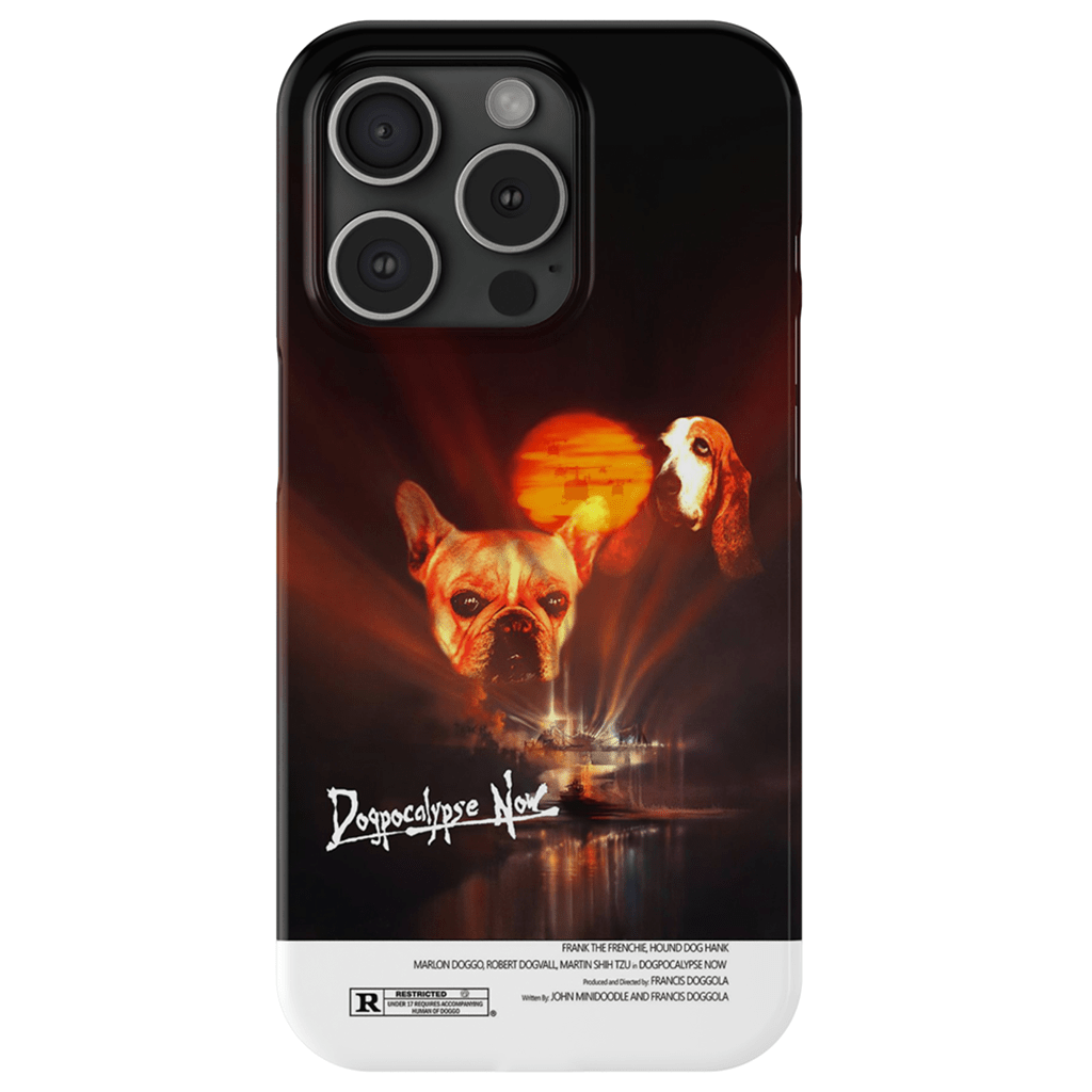 &#39;Dogpocalypse Now&#39; Personalized 2 Dog Phone Case