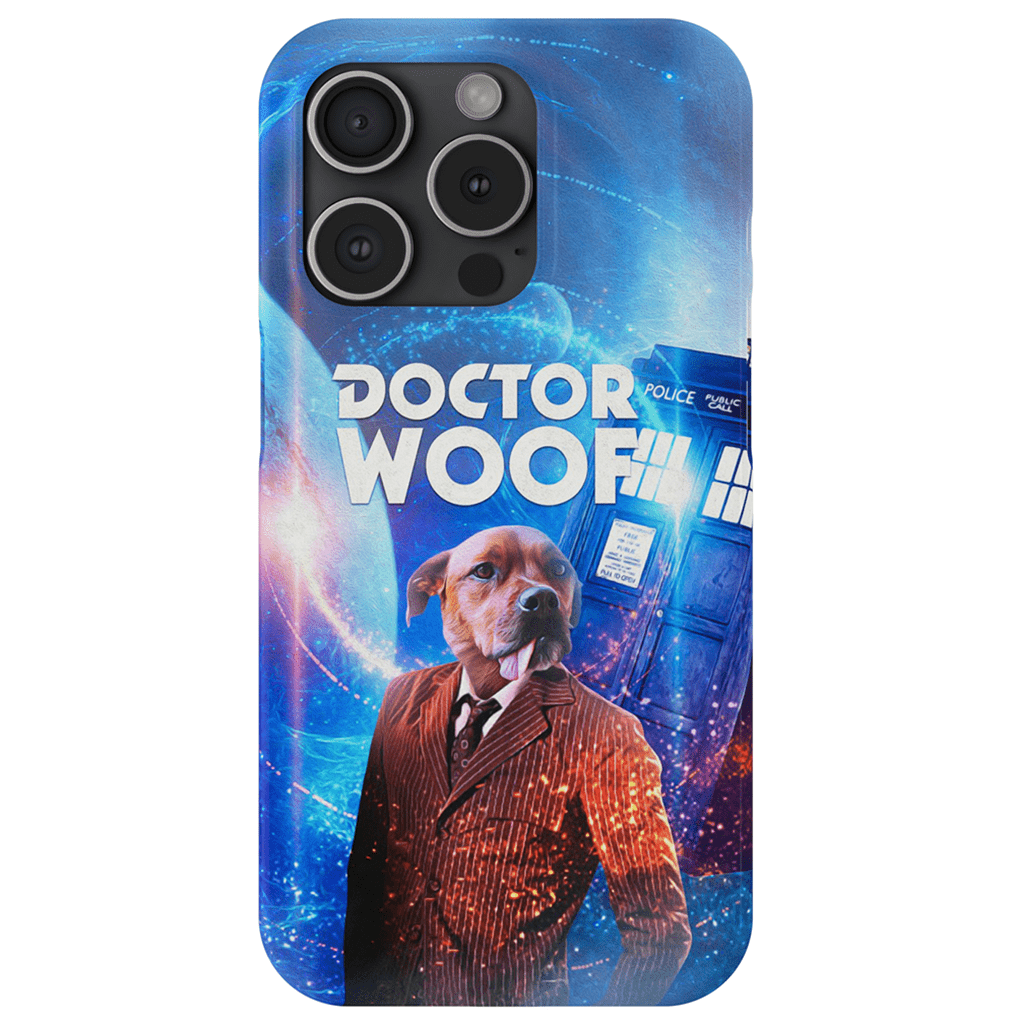 &#39;Dr. Woof (Male)&#39; Personalized Phone Case