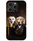 'The Admiral and the Captain' Personalized 2 Pet Phone Case