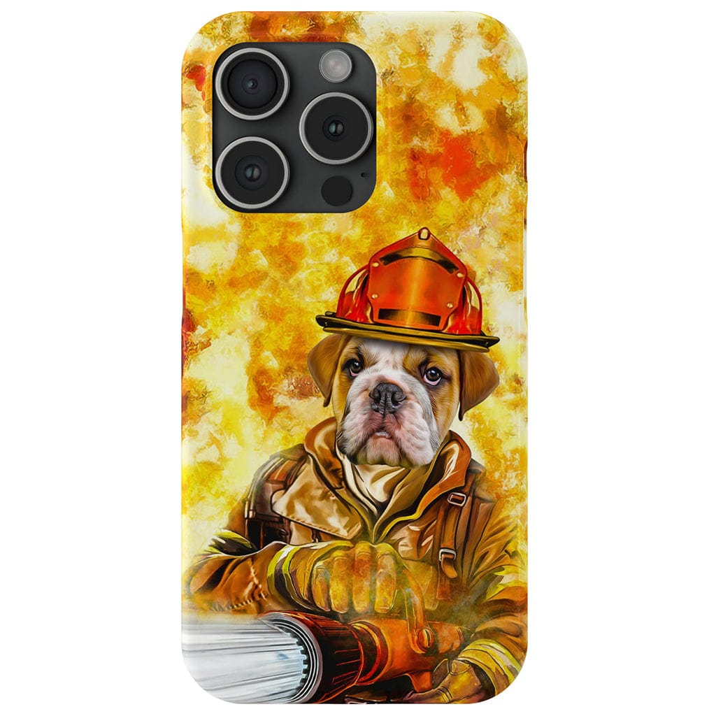 &#39;The Firefighter&#39; Personalized Phone Case