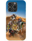 'The Motocross Riders' Personalized 3 Pet Phone Case