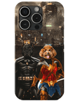 'Superdog & Wonder Doggette' Personalized 2 Pet Phone Case