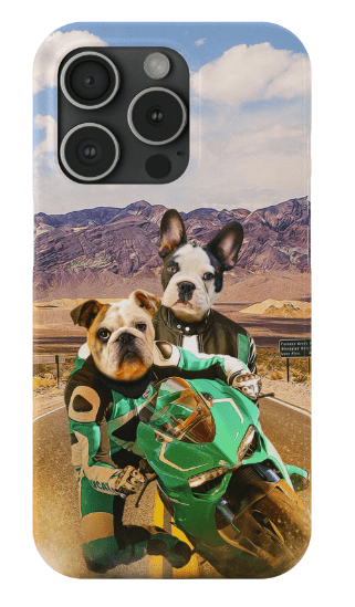 &#39;Kawadawgi Riders&#39; Personalized 2 Pet Phone Case