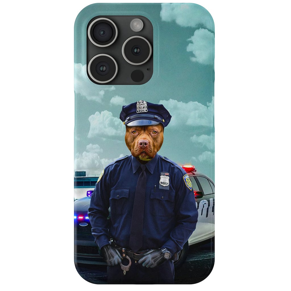 &#39;The Police Officer&#39; Personalized Phone Case