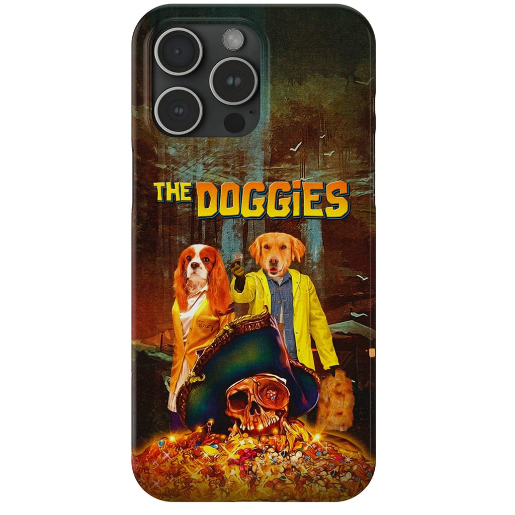 &#39;The Doggies&#39; Personalized 2 Pet Phone Case