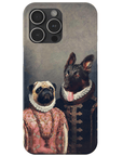 Funda personalizada para teléfono con 2 mascotas 'Duque y Archiduquesa'