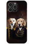 'The Admiral and the Captain' Personalized 2 Pet Phone Case