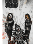 Funda personalizada para teléfono con 3 mascotas 'Kiss Doggos'