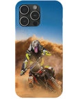 'The Motocross Rider' Personalized Phone Case