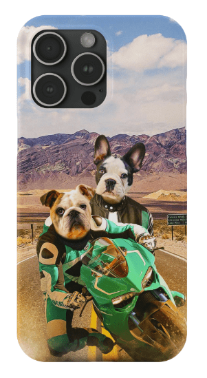 &#39;Kawadawgi Riders&#39; Personalized 2 Pet Phone Case