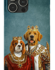 'King and Queen' Personalized 2 Pets Phone Case