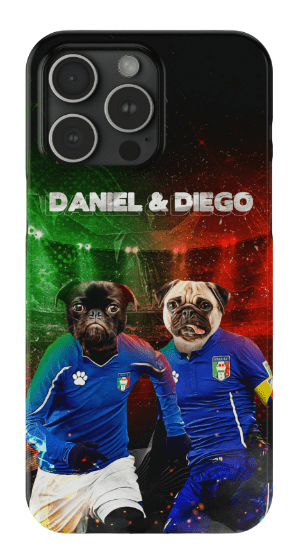 &#39;Italy Doggos&#39; Personalized 2 Pet Phone Case