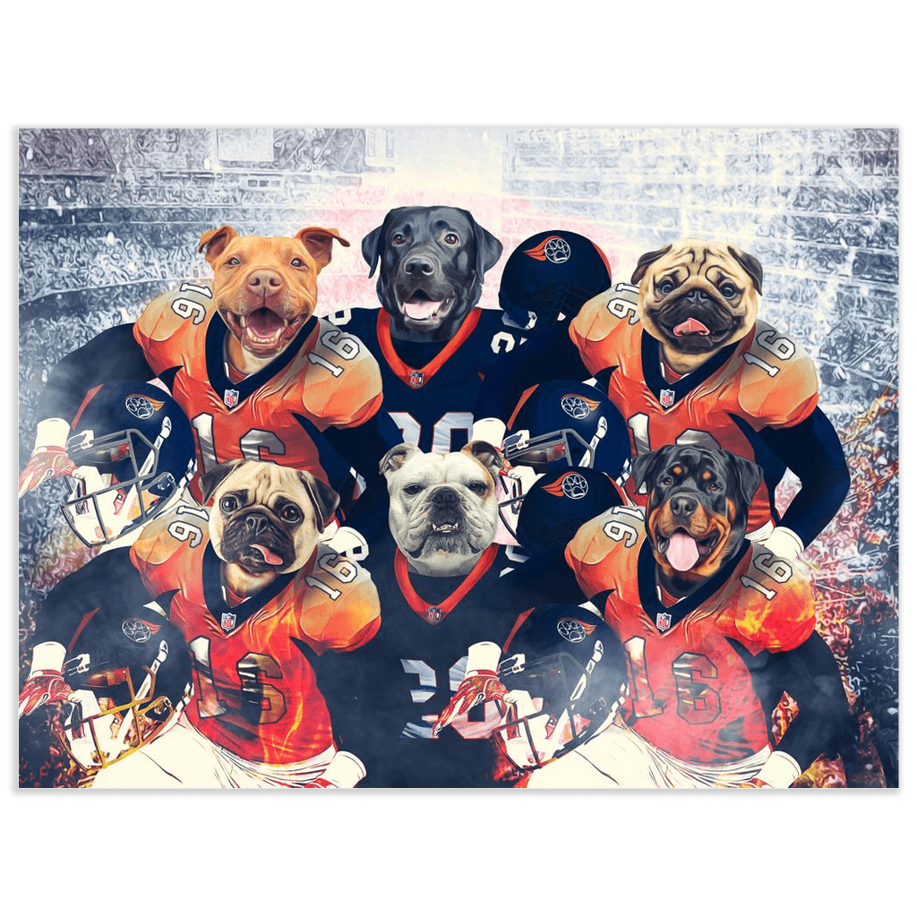 Póster personalizado para 6 mascotas &quot;Denver Doggos&quot;